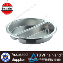 Catering Equipment Commercial Compartment Stainless Steel Round Tray